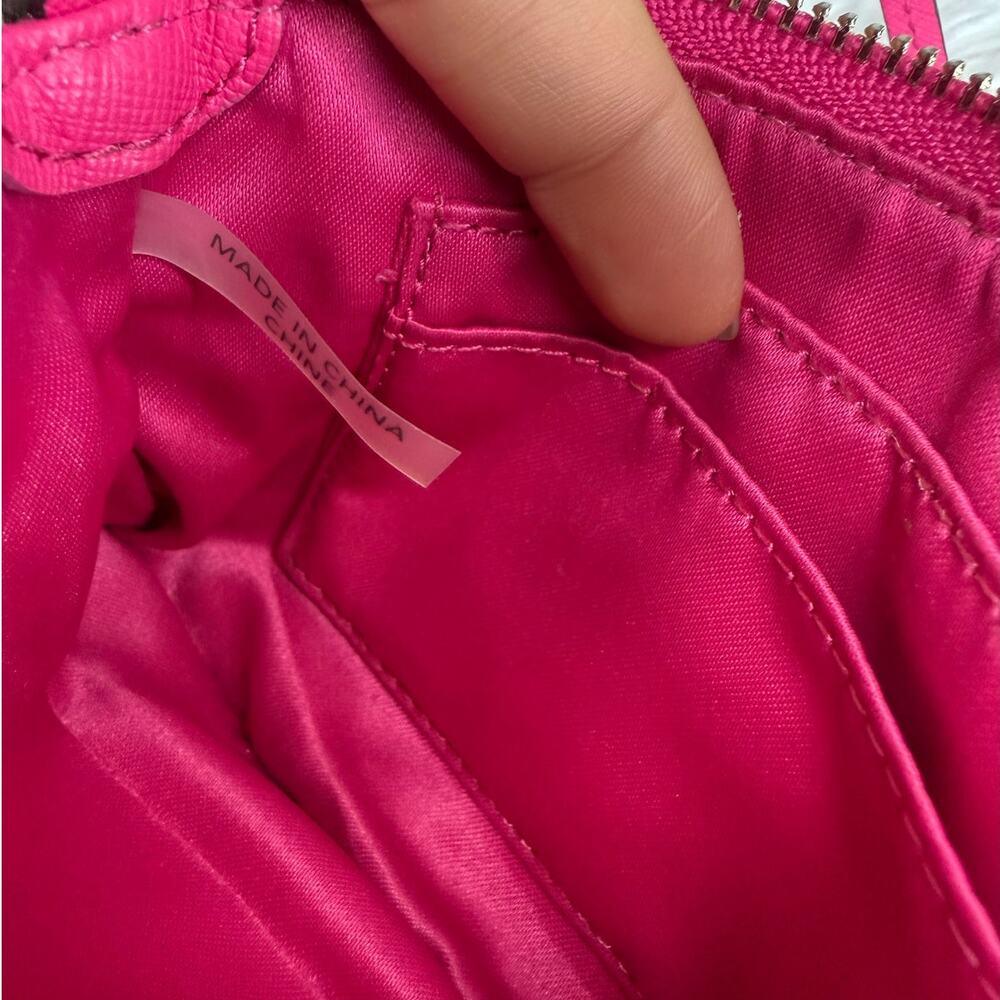COACH Pink Tan Signature Canvas Wristlet - Picture 5 of 6